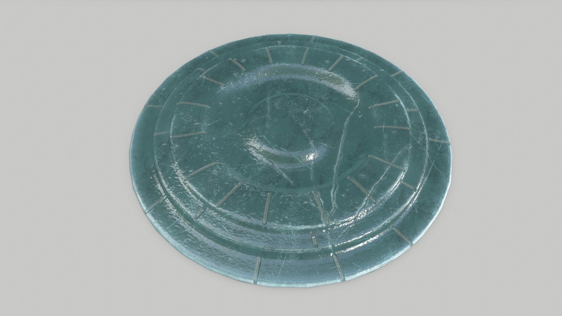 Altar Set fountain Low-poly 3D model_15