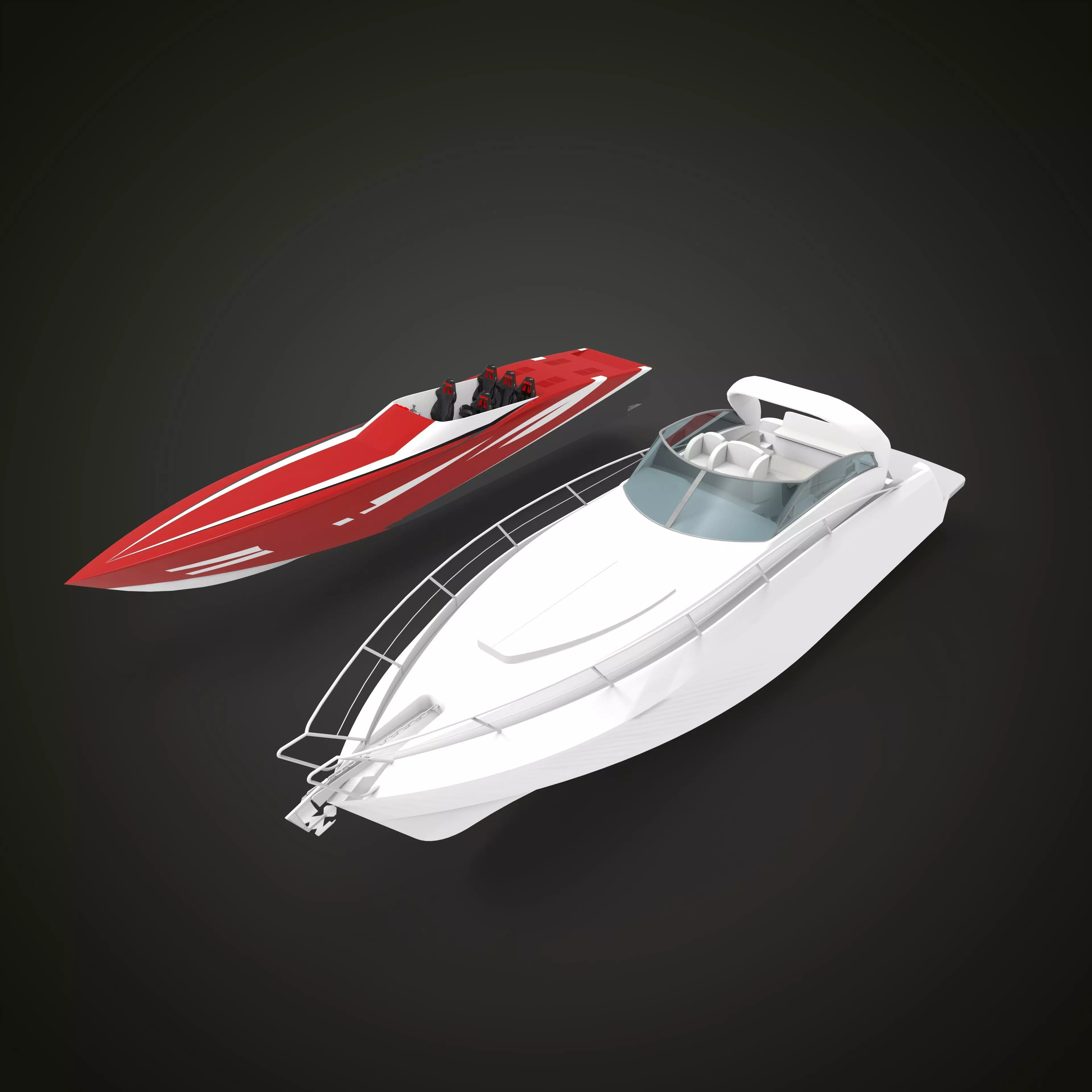 RC boat Yacht 3D print model
