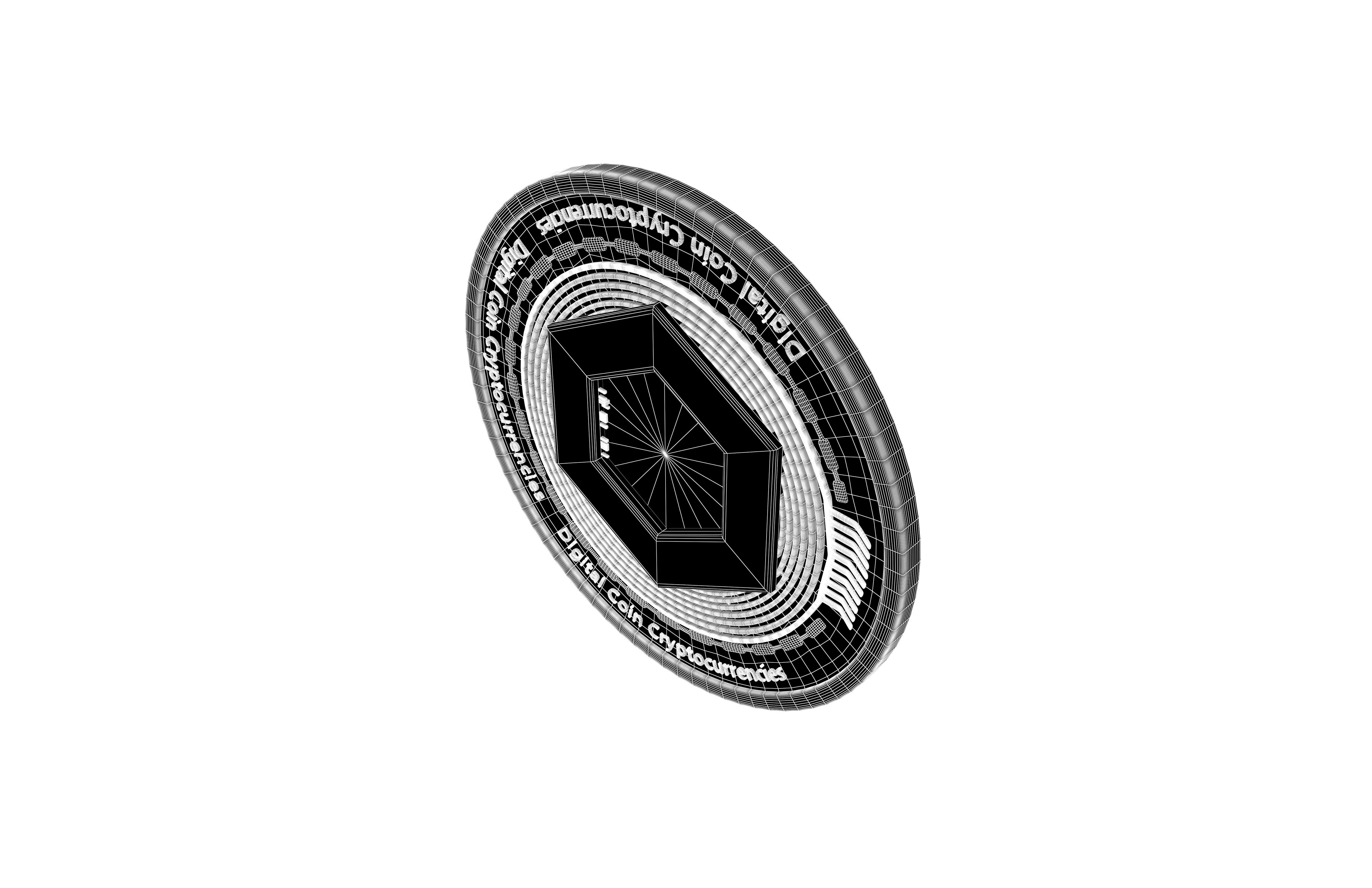 Chainlink Coin v2 002 3D model_6
