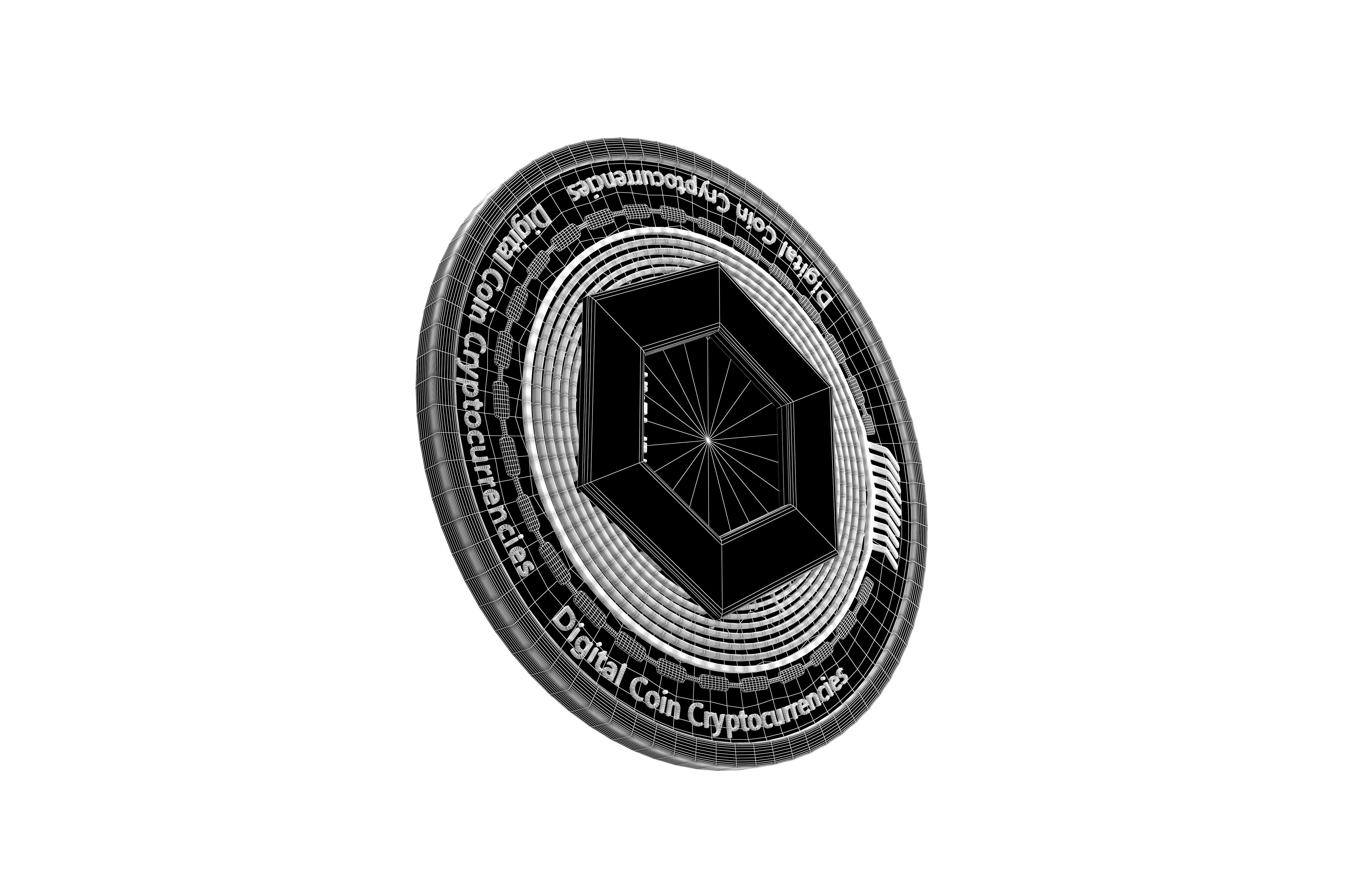 Chainlink Coin v2 002 3D model_7
