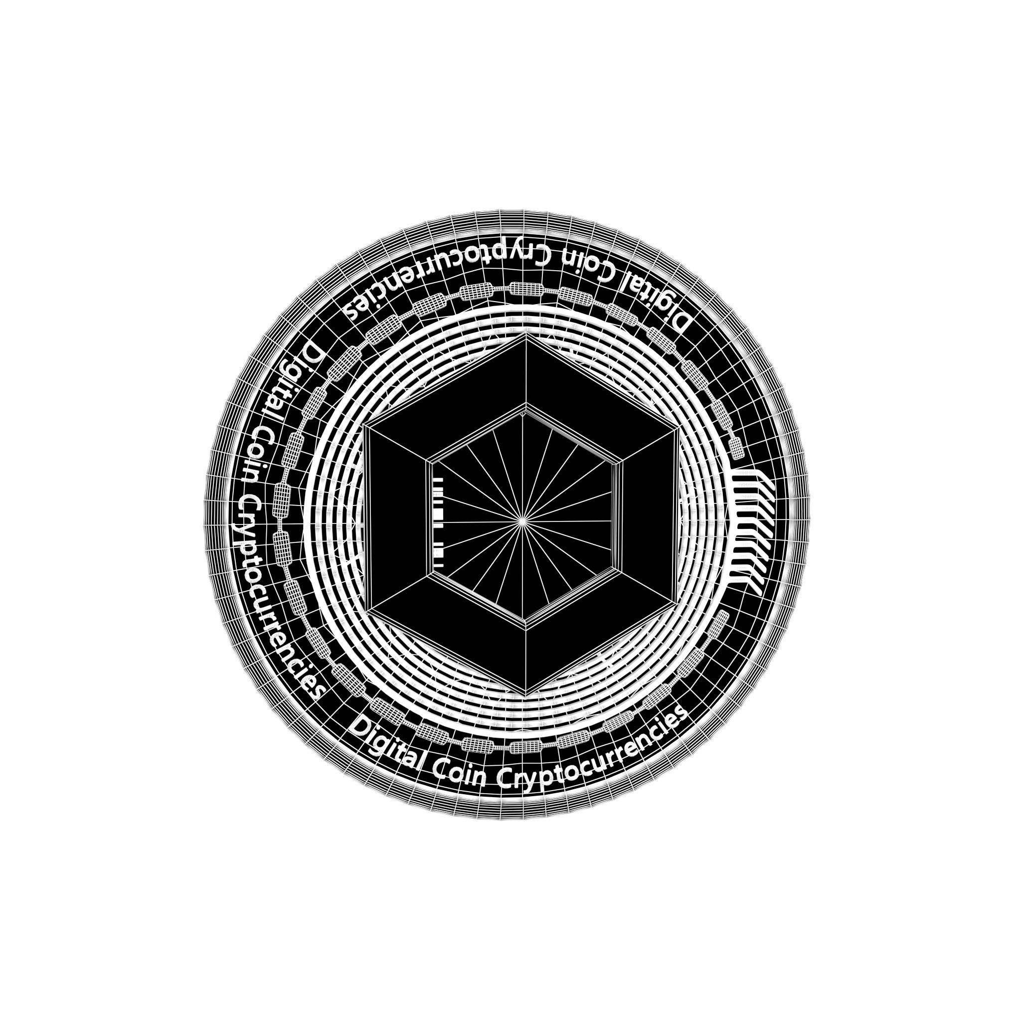 Chainlink Coin v2 002 3D model_4