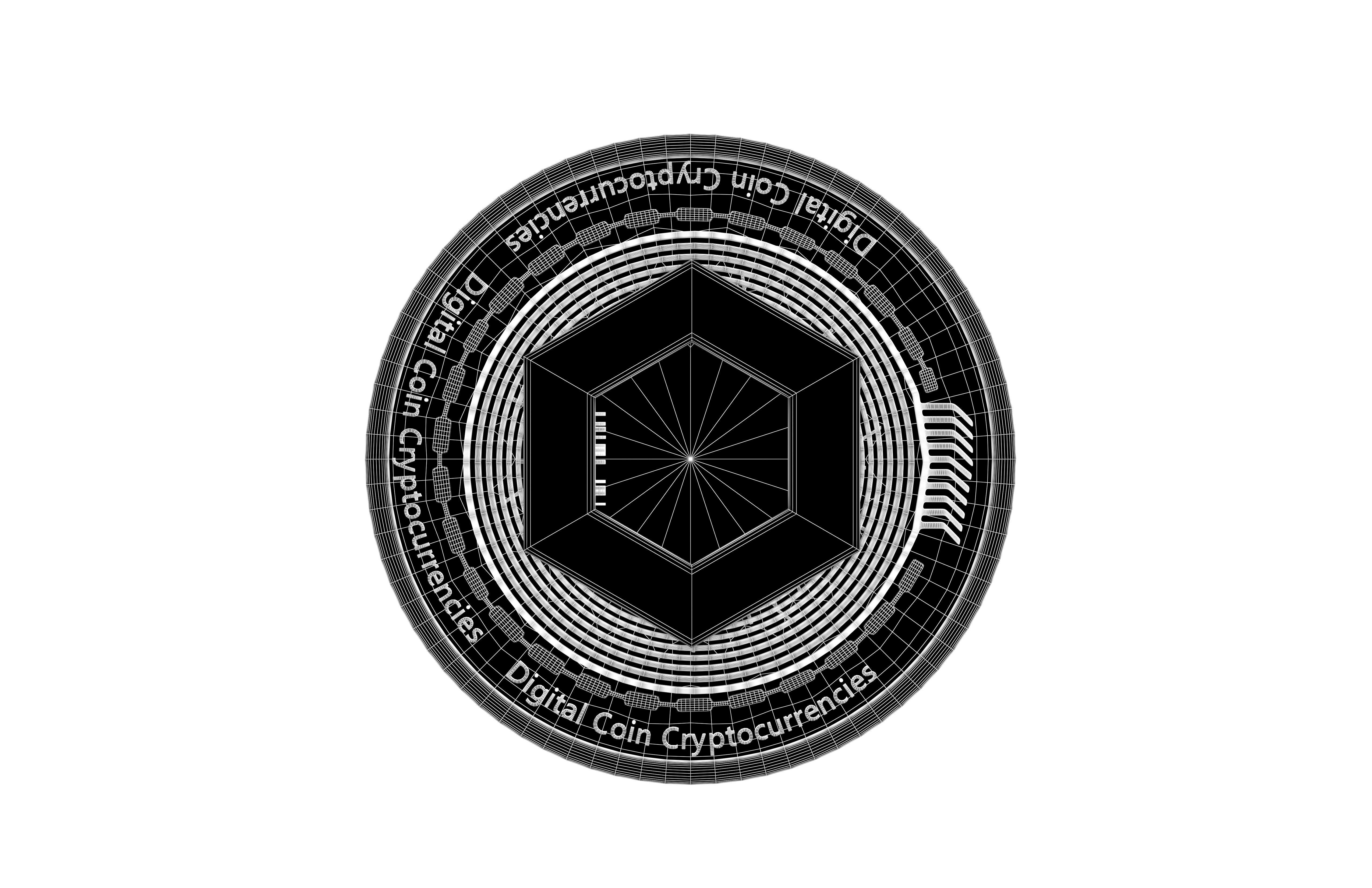 Chainlink Coin v2 002 3D model_5