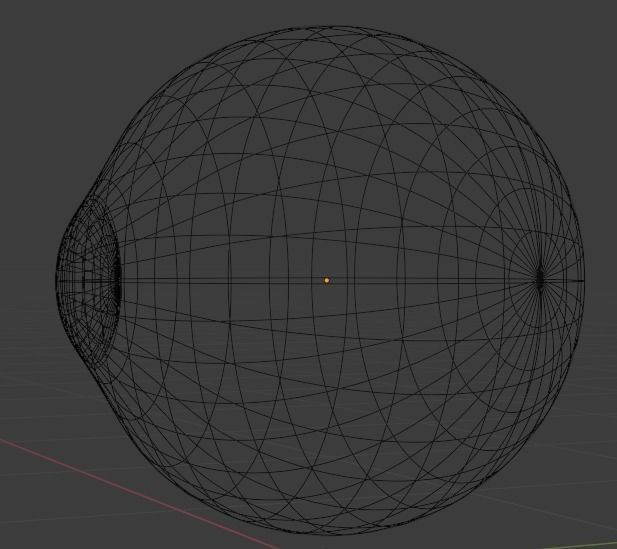 Procedural Eyeball Free low-poly 3D model_2