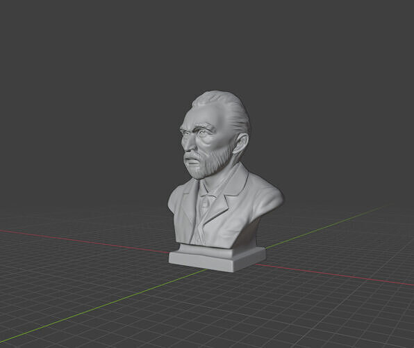 Van Gogh 3D print model
