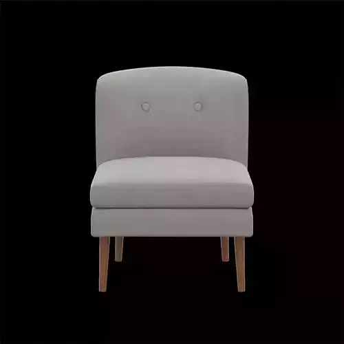 Eren Chair Ivory upholstered