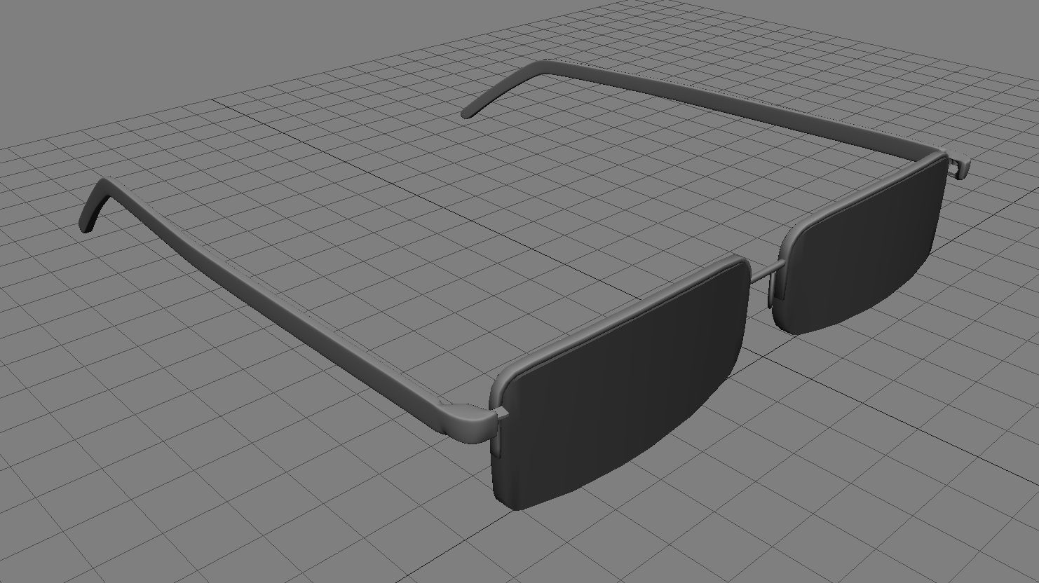 Spectacles 3D Model pair of glasses Low-poly 3D model_9