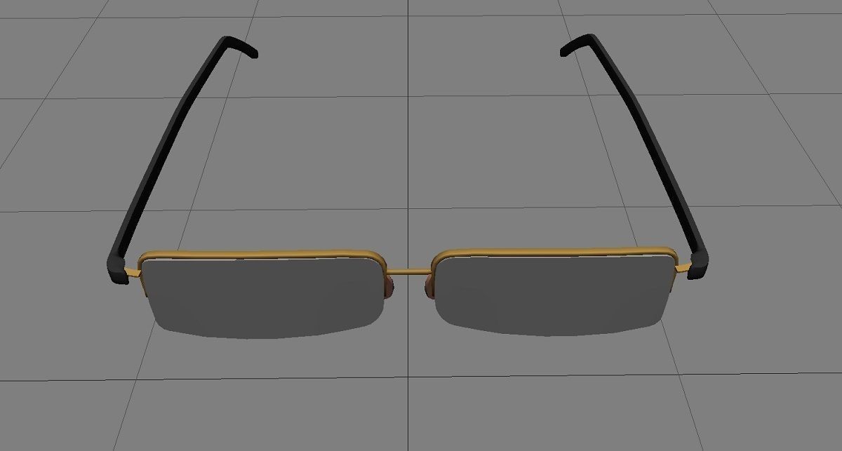 Spectacles 3D Model pair of glasses Low-poly 3D model_15