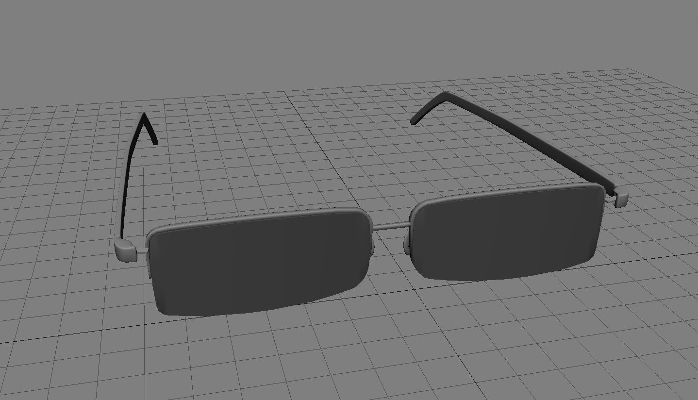 Spectacles 3D Model pair of glasses Low-poly 3D model_6