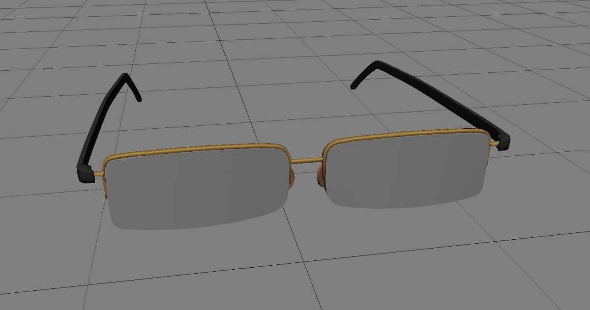 Spectacles 3D Model pair of glasses Low-poly 3D model_14