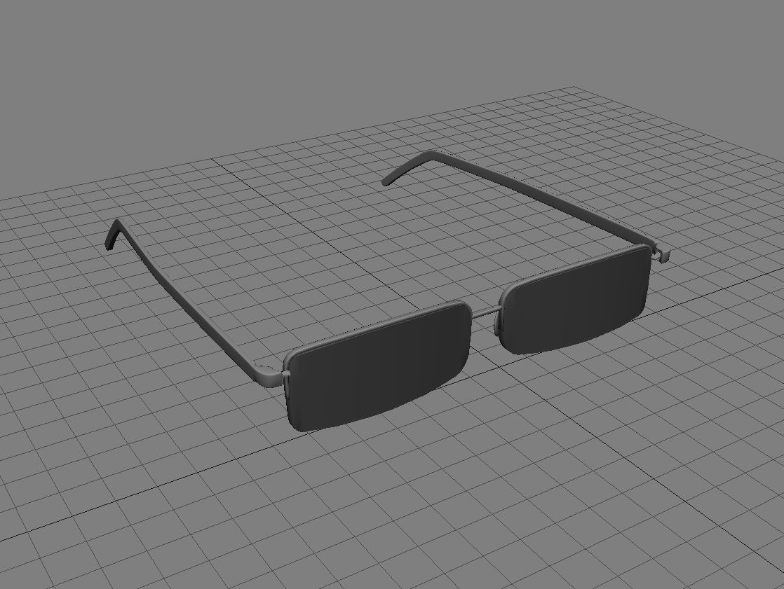 Spectacles 3D Model pair of glasses Low-poly 3D model_13