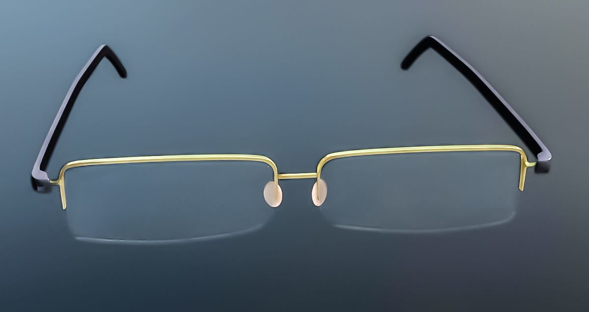Spectacles 3D Model pair of glasses Low-poly 3D model_3