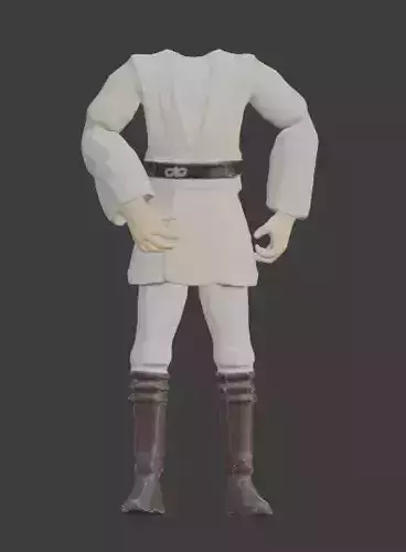 Starwars Jedi costume body 3d printable model