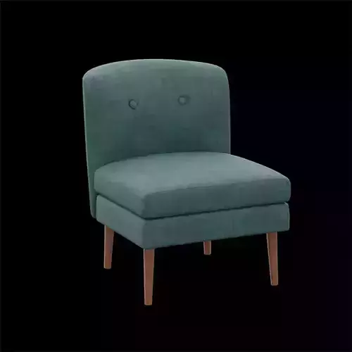 Eren Chair Teal upholstered