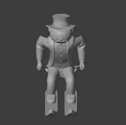 Lupen Cartoony Figure 3d Print Ready Model