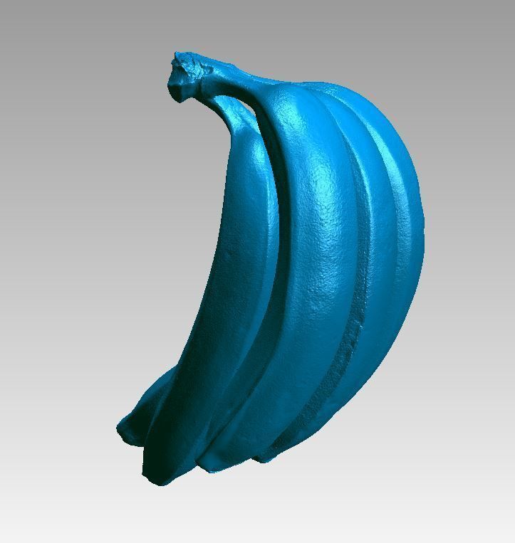 Real Banana Fruit High Detail Natural 3D Scan 3D print model_8