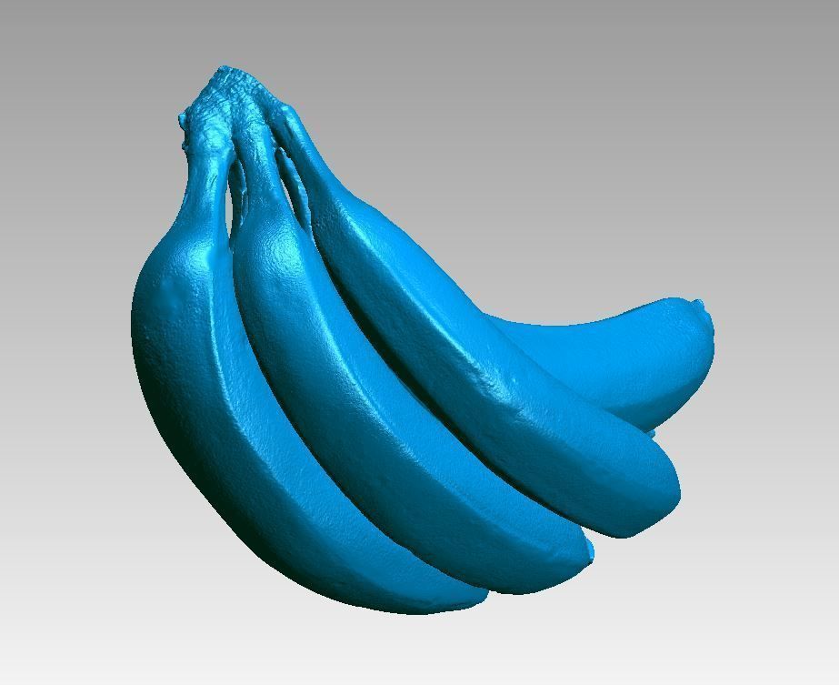 Real Banana Fruit High Detail Natural 3D Scan 3D print model_6