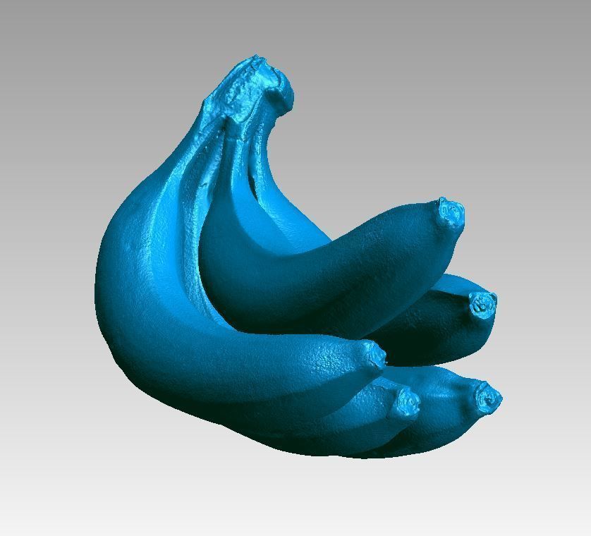 Real Banana Fruit High Detail Natural 3D Scan 3D print model_4