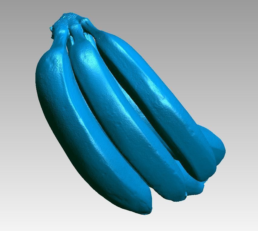 Real Banana Fruit High Detail Natural 3D Scan 3D print model_7