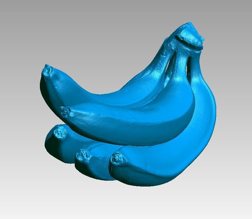 Real Banana Fruit High Detail Natural 3D Scan 3D print model_3