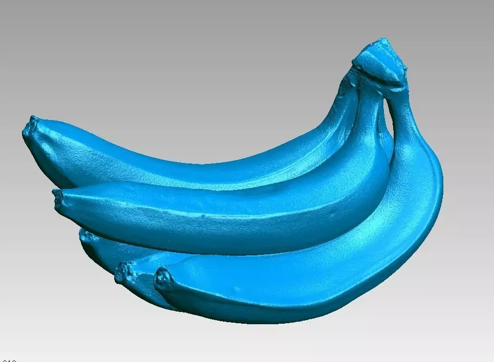 Real Banana Fruit High Detail Natural 3D Scan 3D print model_0