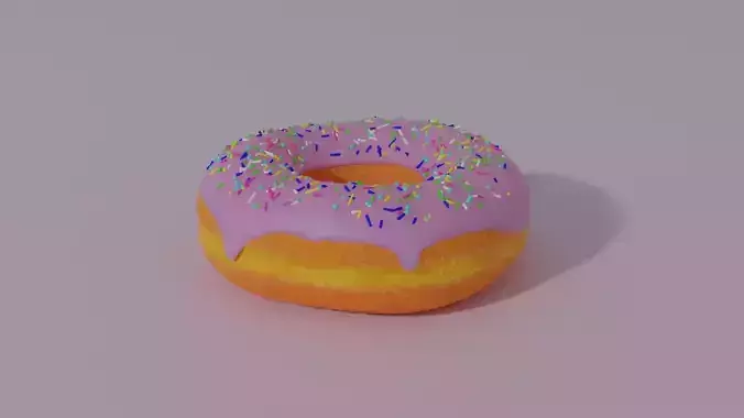 Donut with sprinkles