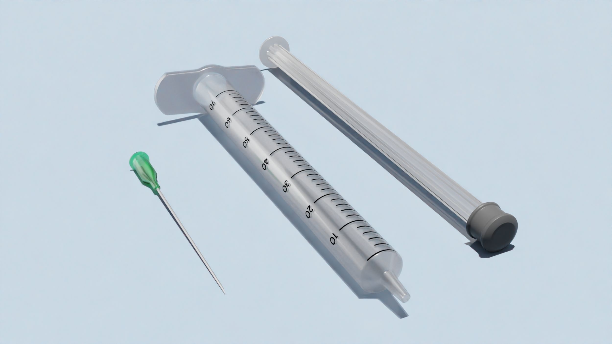 syringe 3D model injection Free 3D model_3