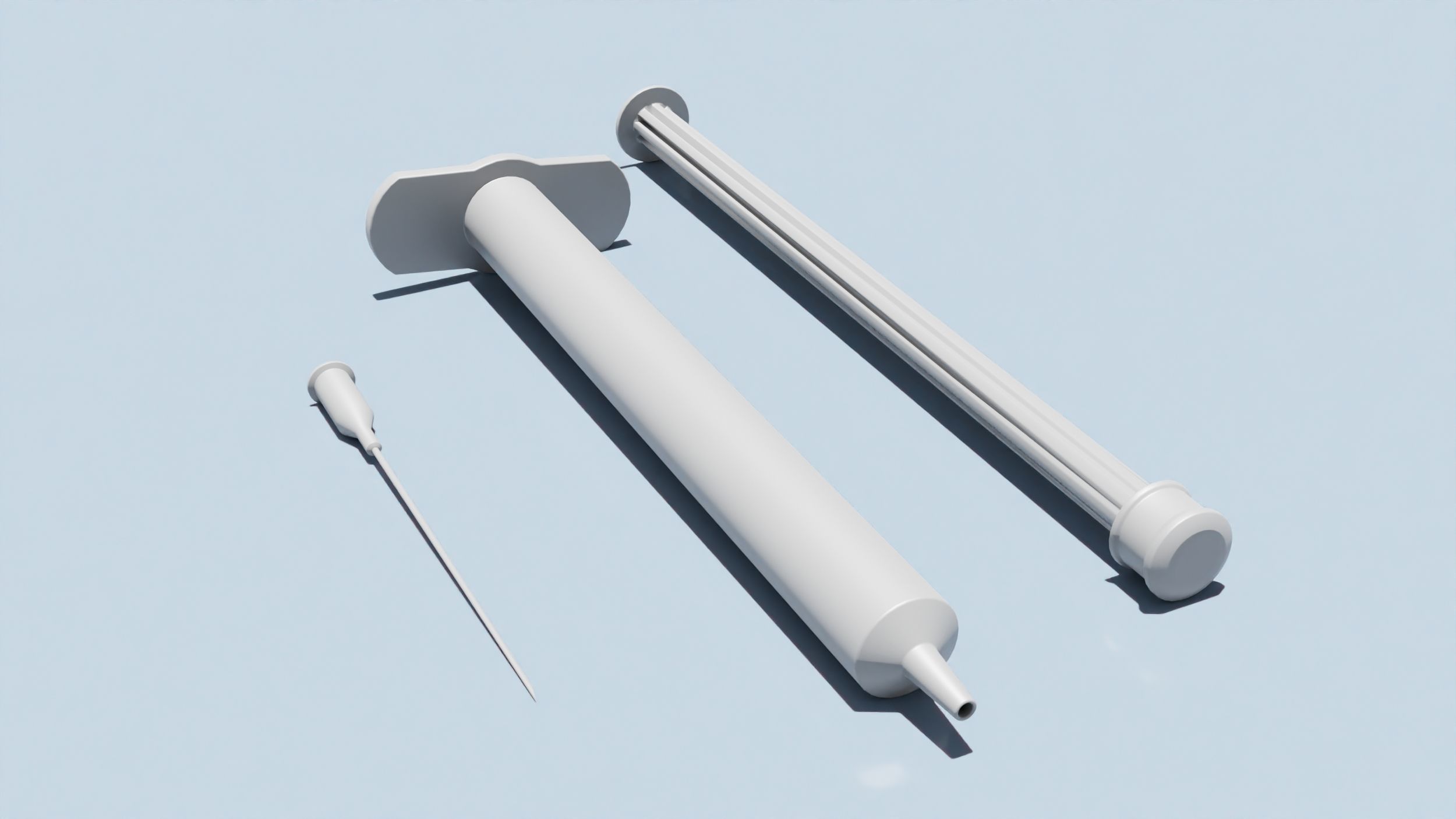 syringe 3D model injection Free 3D model_4