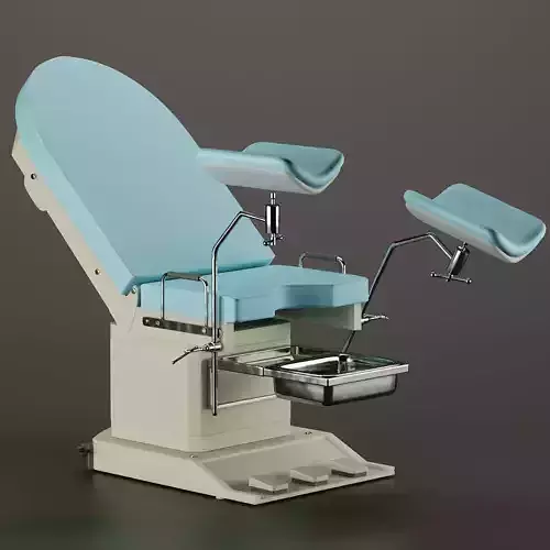 Medical Chair 3D Gynecological examination chair  Low-poly 3D model