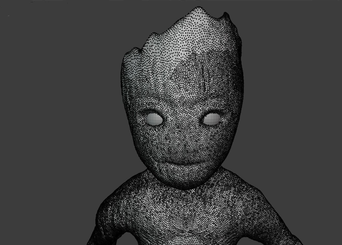 Groot baby 3D model_4