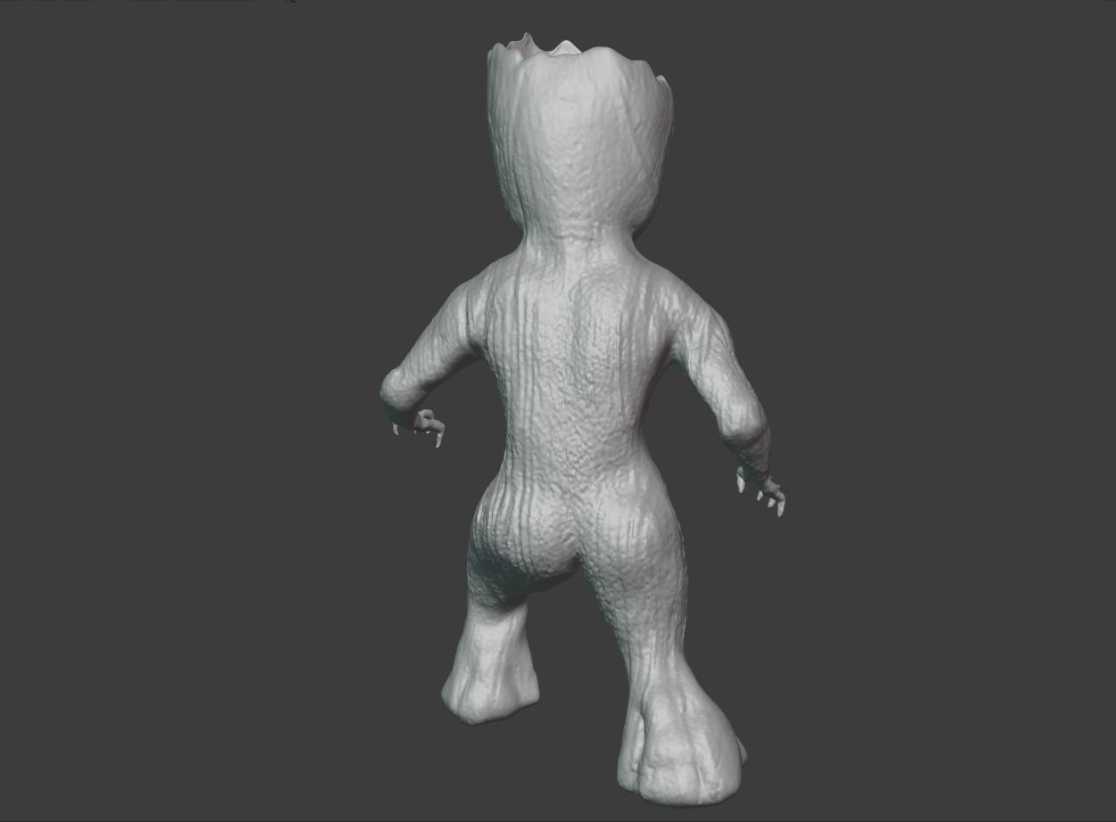 Groot baby 3D model_2