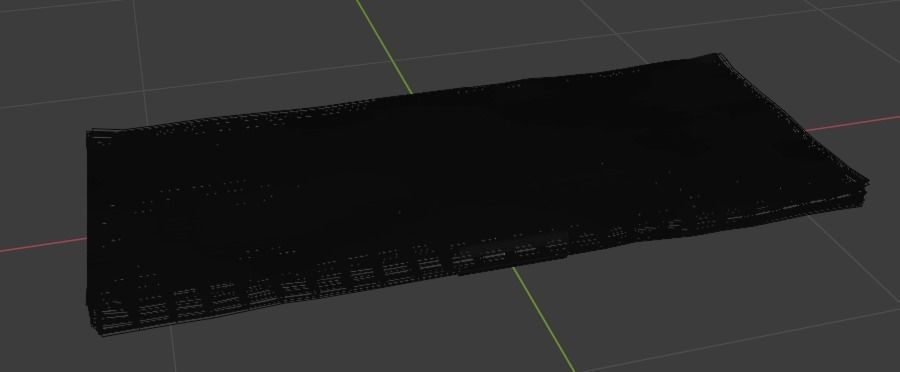 10 dollar bill stack Free low-poly 3D model_2