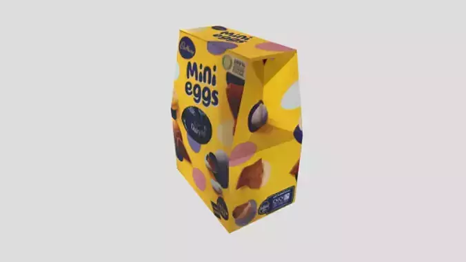 Easter Egg Mini Egg Box 3D Low Poly Free