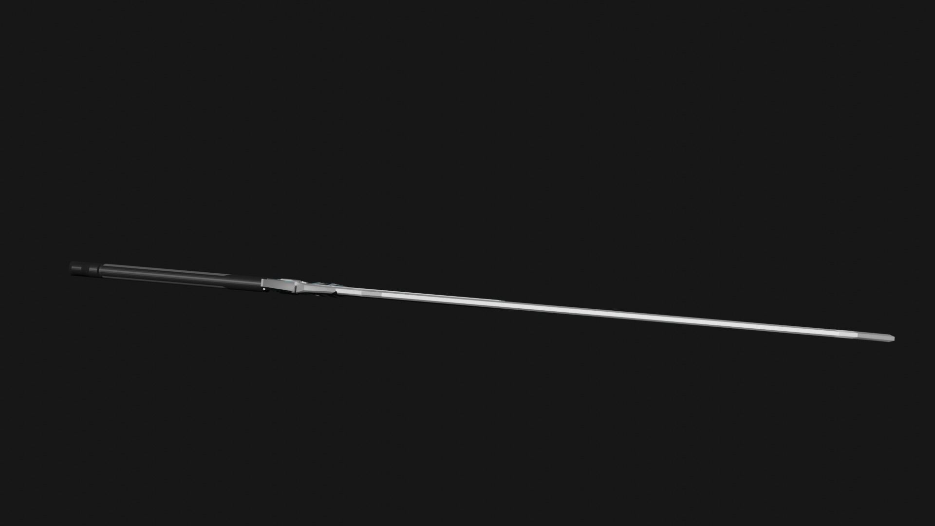 Dark Repulser Kirito Sword SAO Lowpoly Style 3D model_5