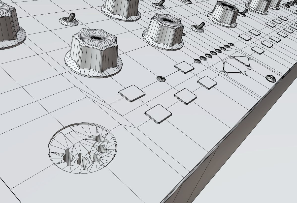 MOOG Mother32 and DFAM 3D model_8