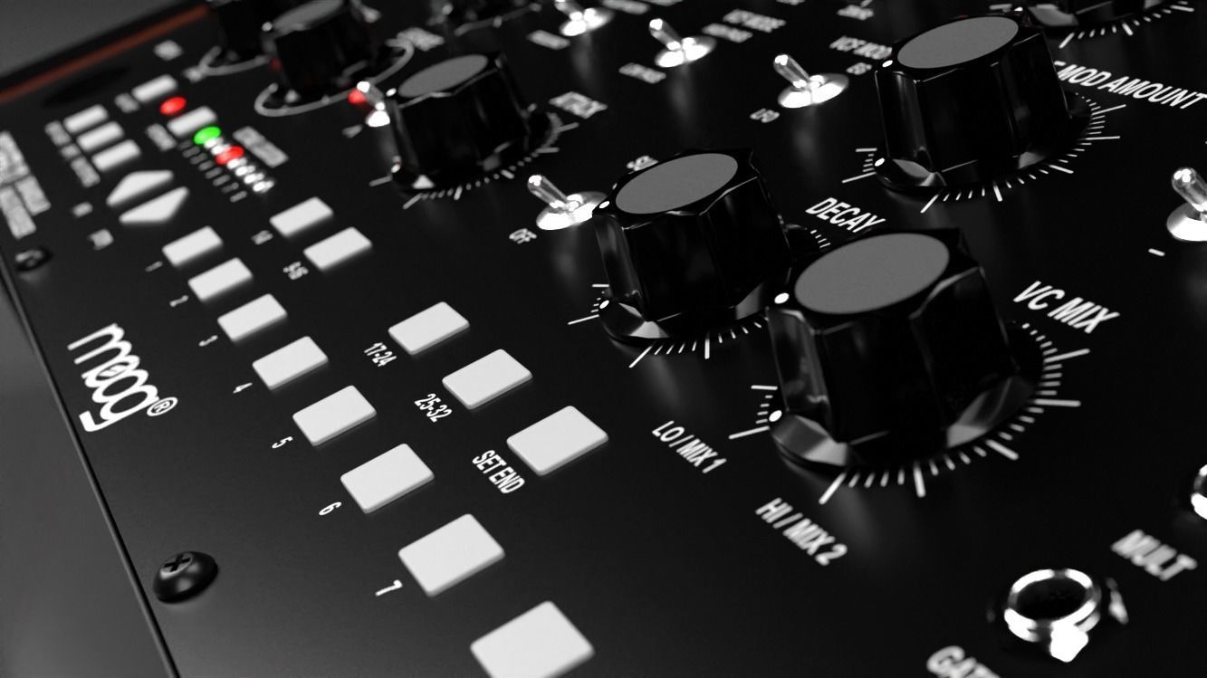 MOOG Mother32 and DFAM 3D model_3