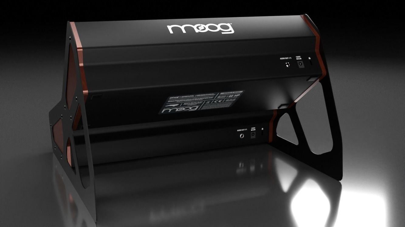 MOOG Mother32 and DFAM 3D model_1