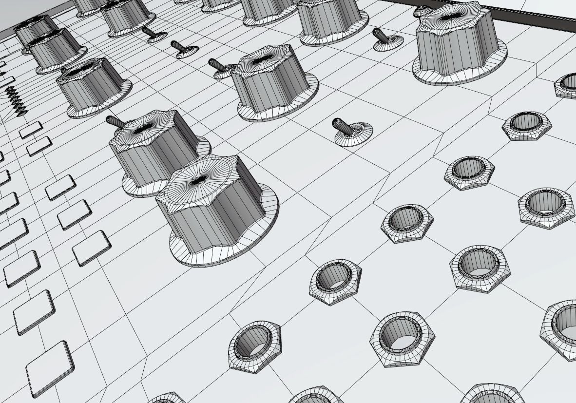 MOOG Mother32 and DFAM 3D model_9