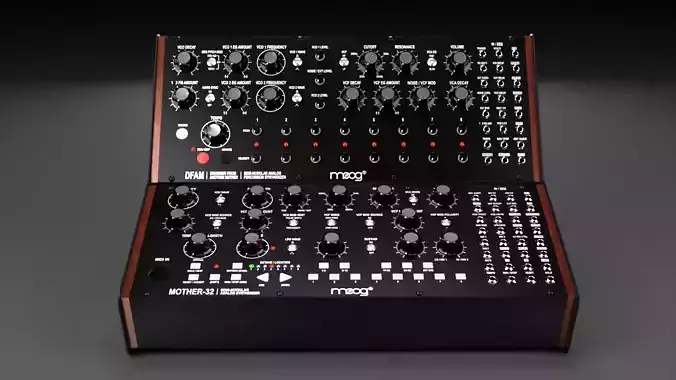 MOOG Mother32 and DFAM