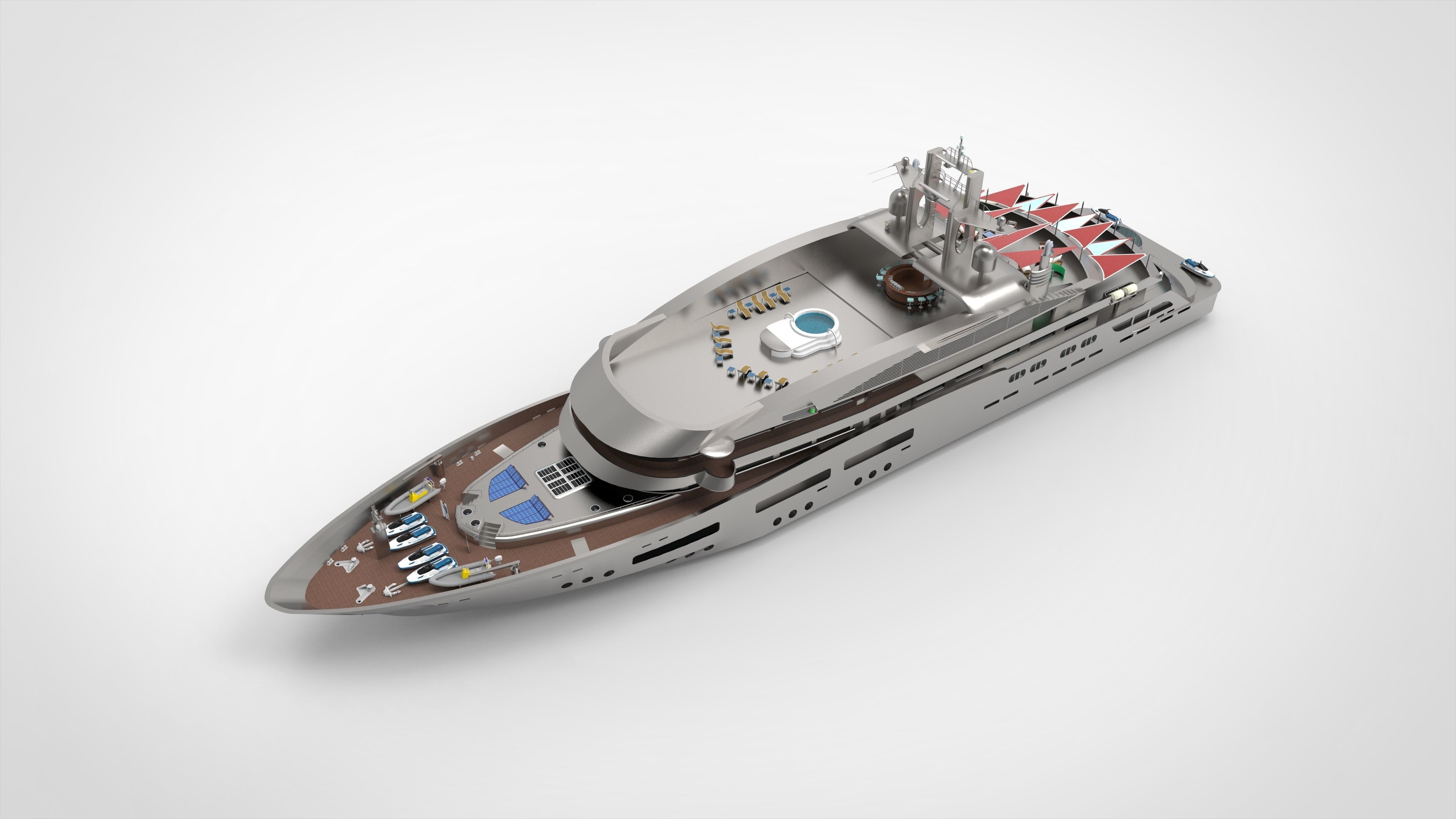 Luxury Yacht G 3D model_3