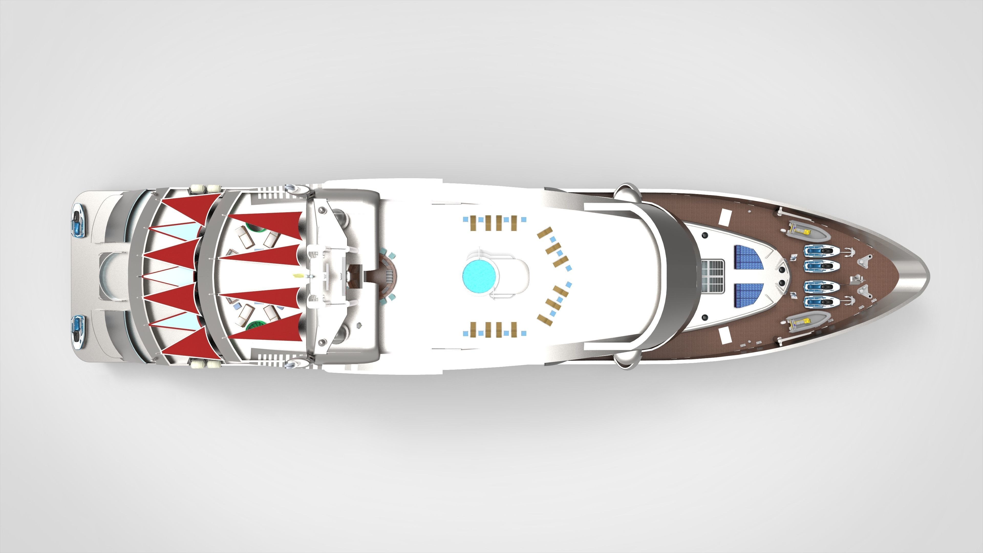 Luxury Yacht G 3D model_6