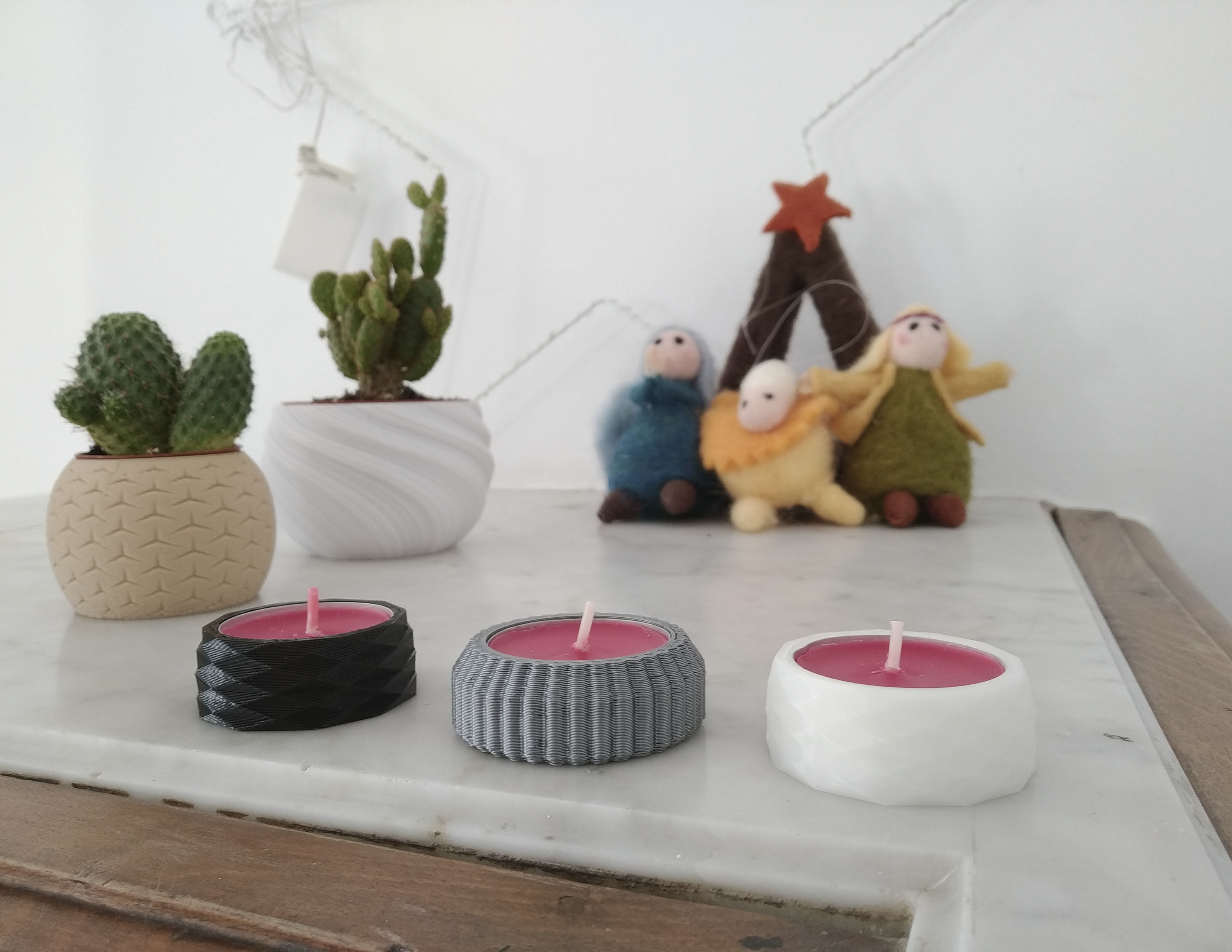 TEA CANDLES HOLDER - 3D PRINTED 3D print model_2