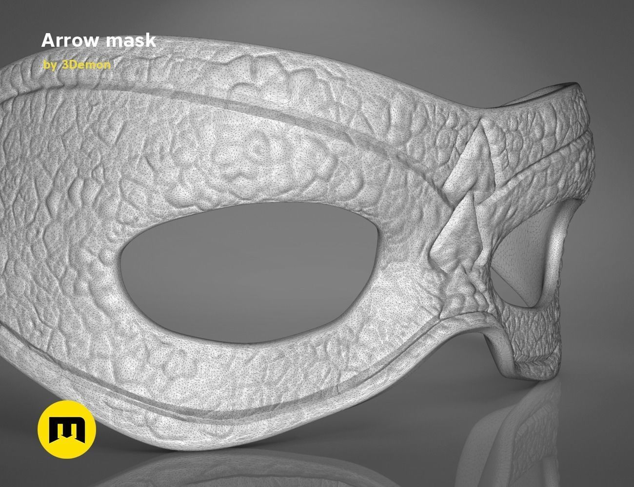 DC and Marvel masks bundle 3D print model_9