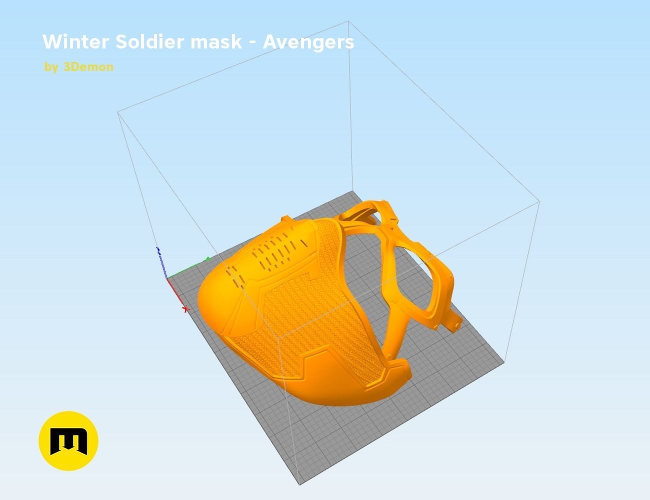 DC and Marvel masks bundle 3D print model_36