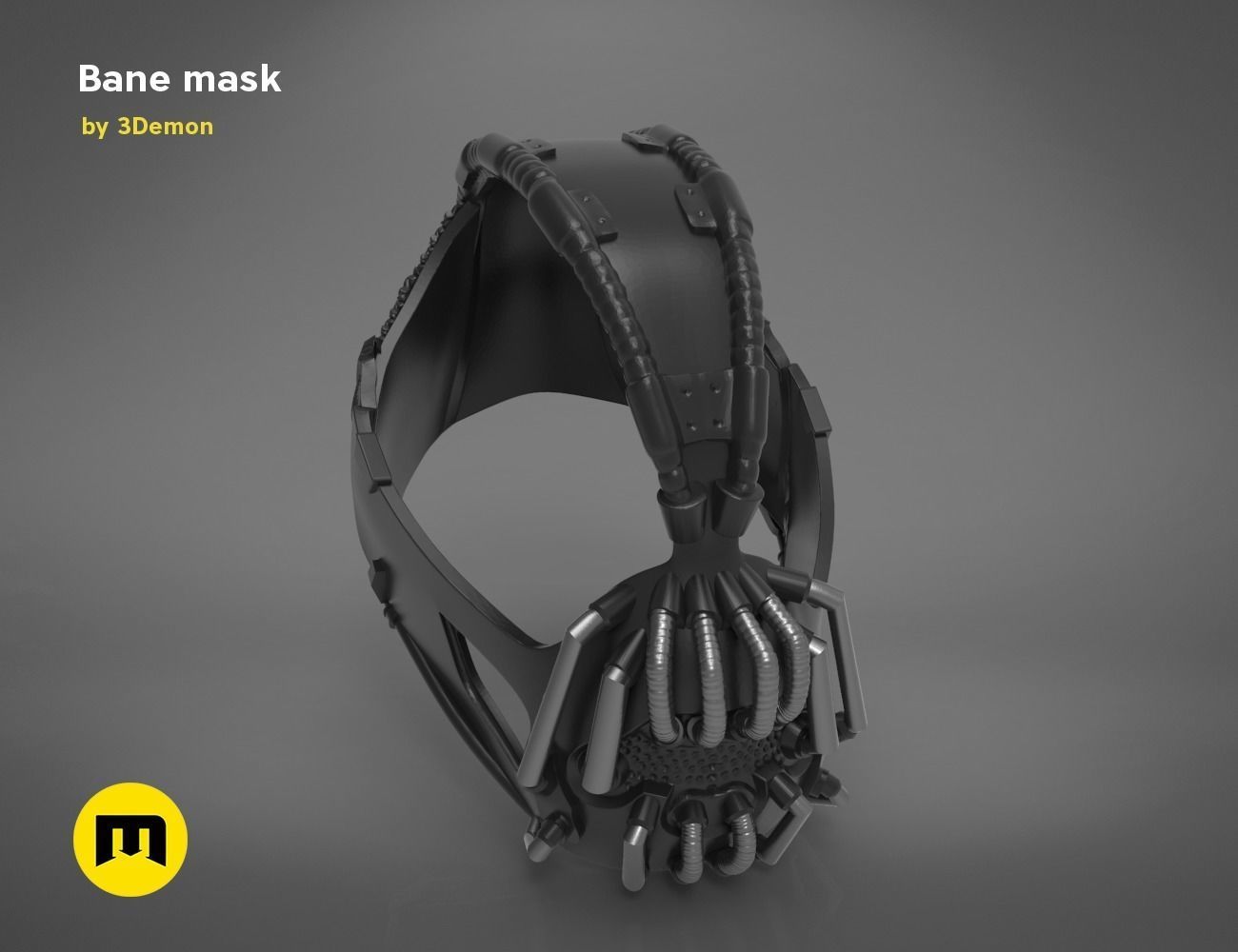 DC and Marvel masks bundle 3D print model_10