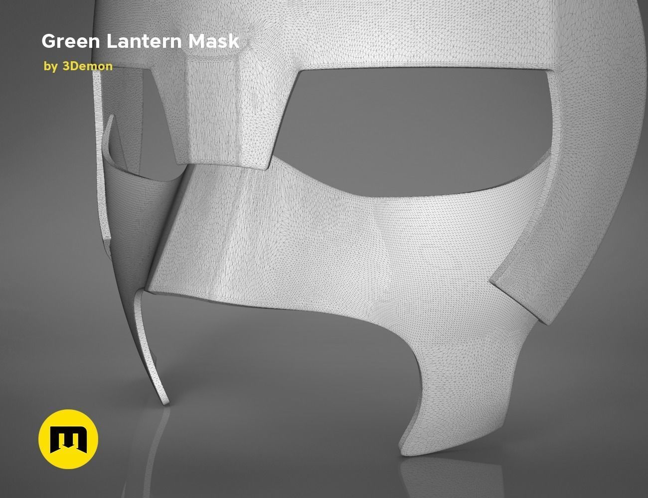DC and Marvel masks bundle 3D print model_21