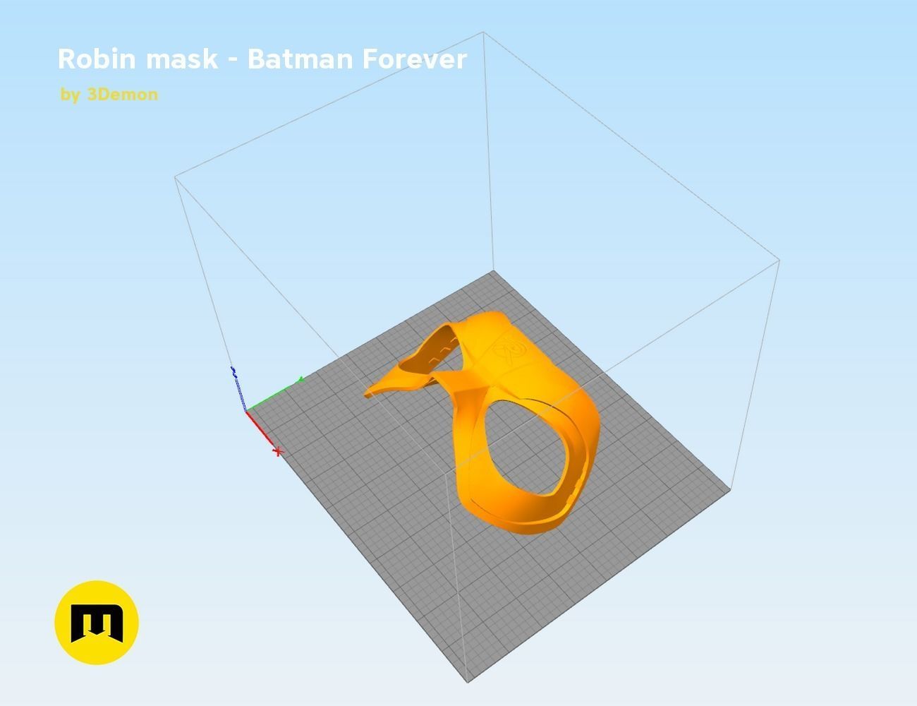 DC and Marvel masks bundle 3D print model_34