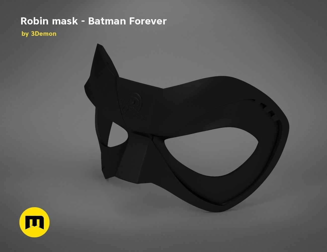 DC and Marvel masks bundle 3D print model_22