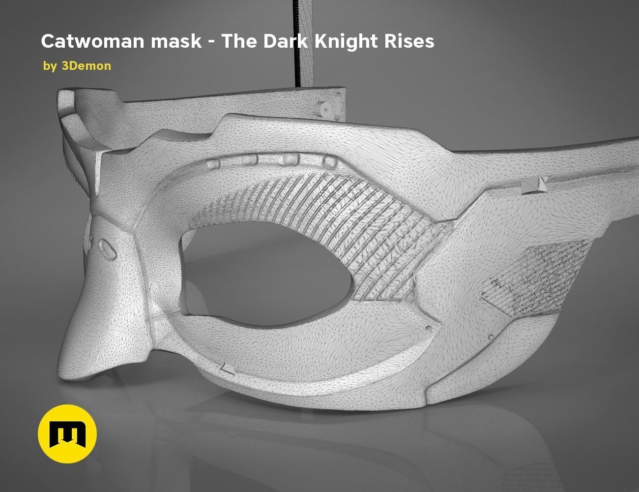 DC and Marvel masks bundle 3D print model_5