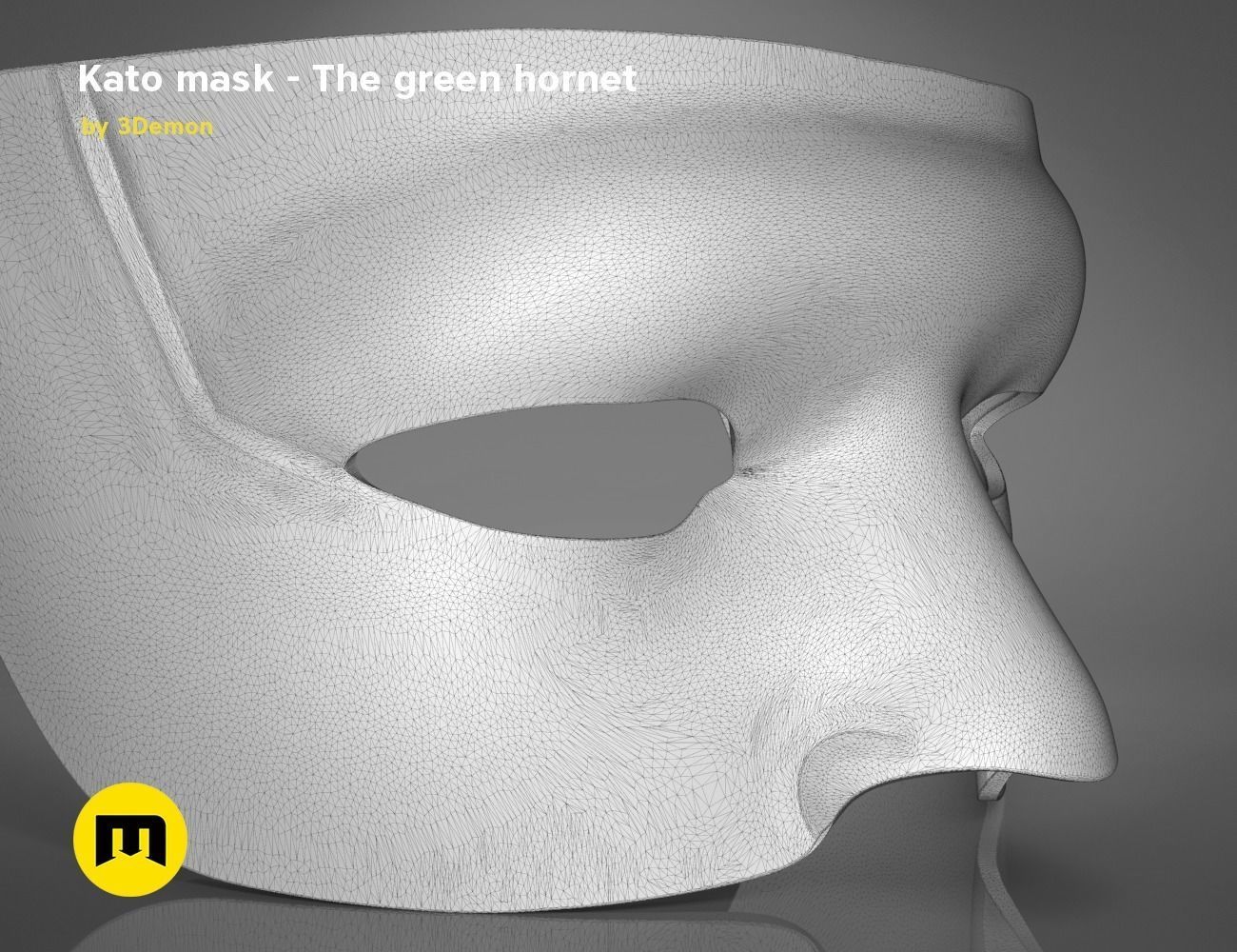 DC and Marvel masks bundle 3D print model_19