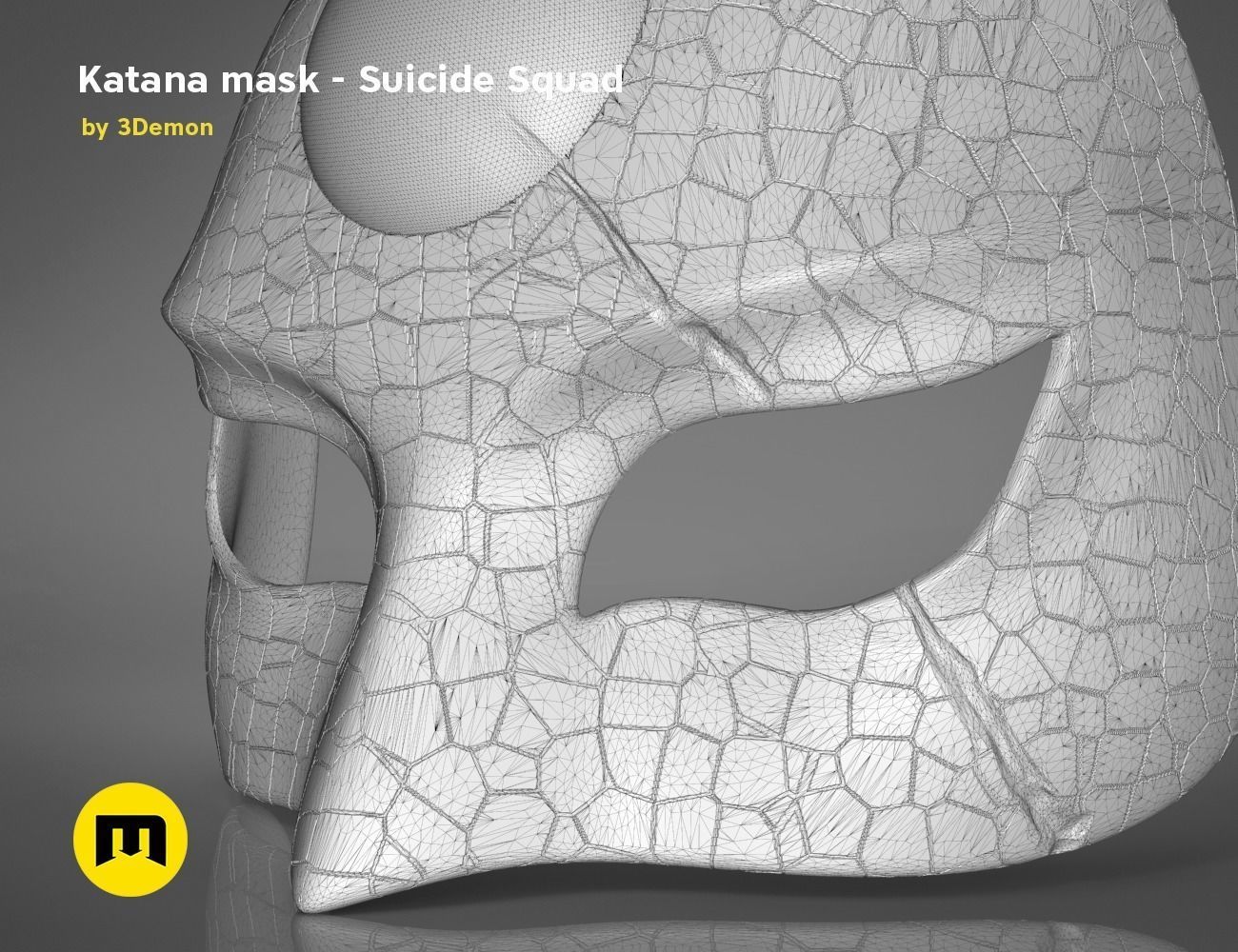 DC and Marvel masks bundle 3D print model_17